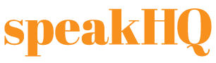 Speak HQ logo orange@6